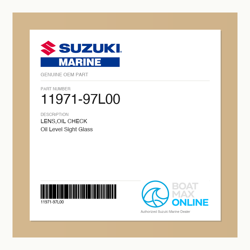 Suzuki OEM Part 11971-97L00 - BoatMax Online