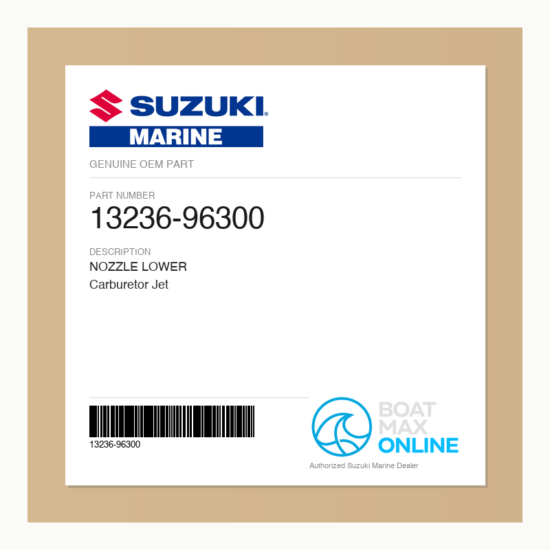 Suzuki OEM Part 13236-96300 - BoatMax Online