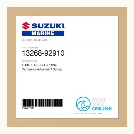 Suzuki OEM Part 13268-92910 - BoatMax Online