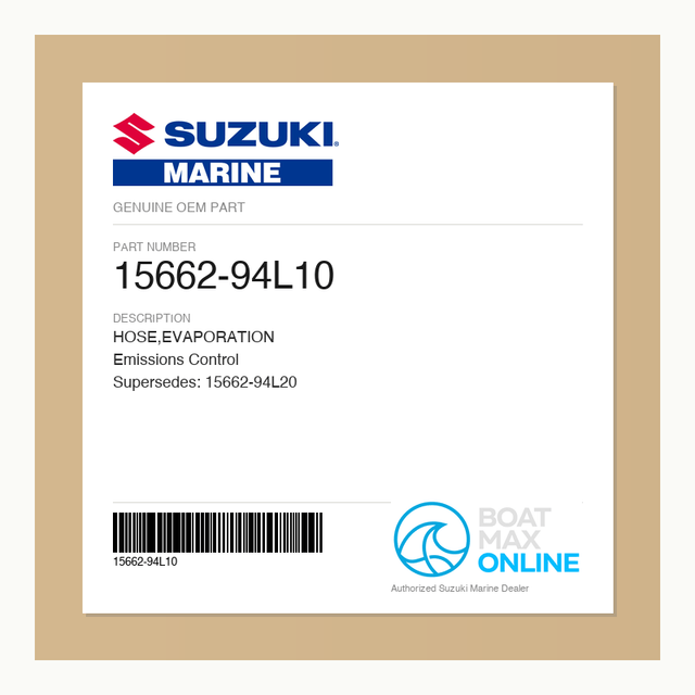 Suzuki OEM Part 15662-94L10 - BoatMax Online