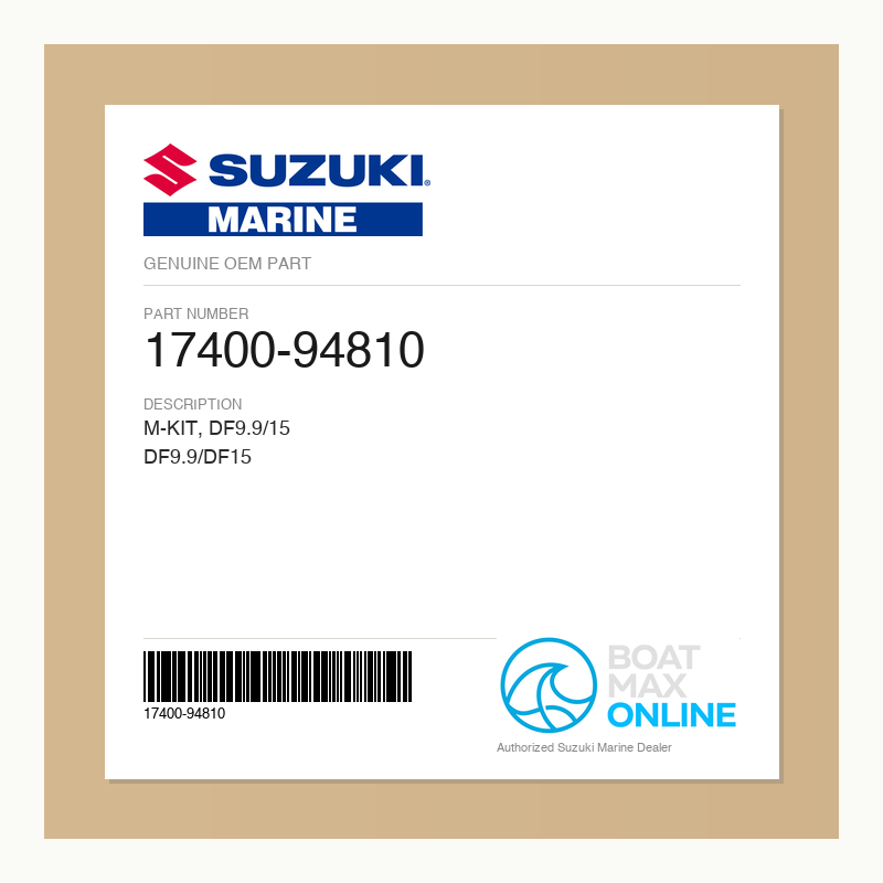 Suzuki OEM Part 17400-94810 - BoatMax Online