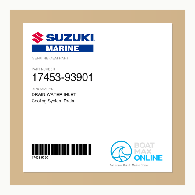 Suzuki OEM Part 17453-93901 - BoatMax Online
