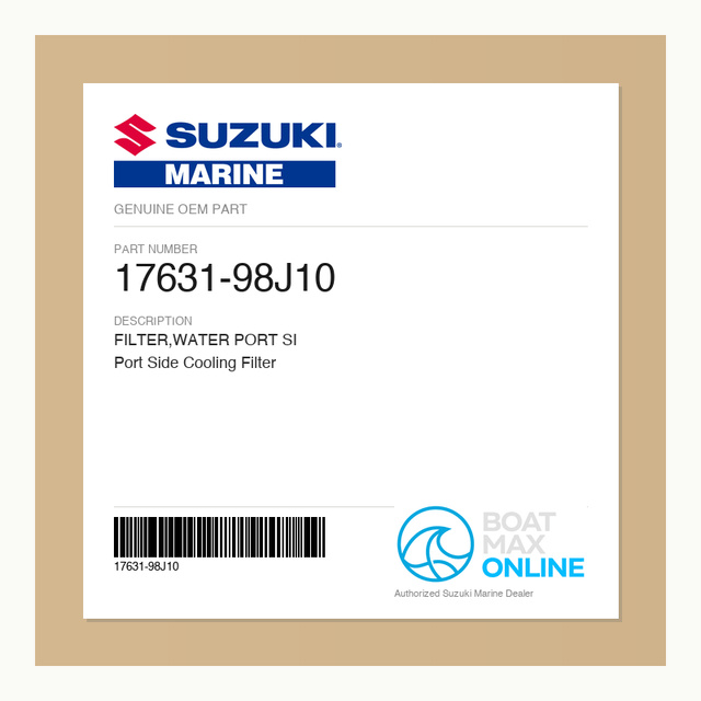 Suzuki OEM Part 17631-98J10 - BoatMax Online