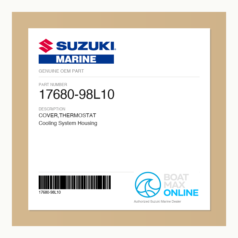 Suzuki OEM Part 17680-98L10 - BoatMax Online