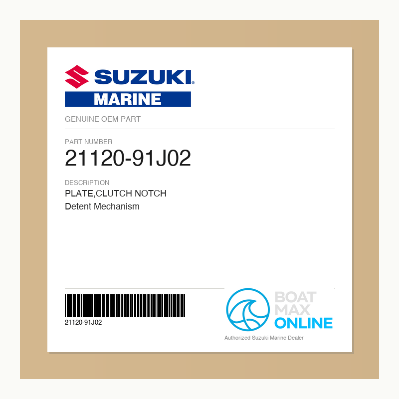 Suzuki OEM Part 21120-91J02 - BoatMax Online
