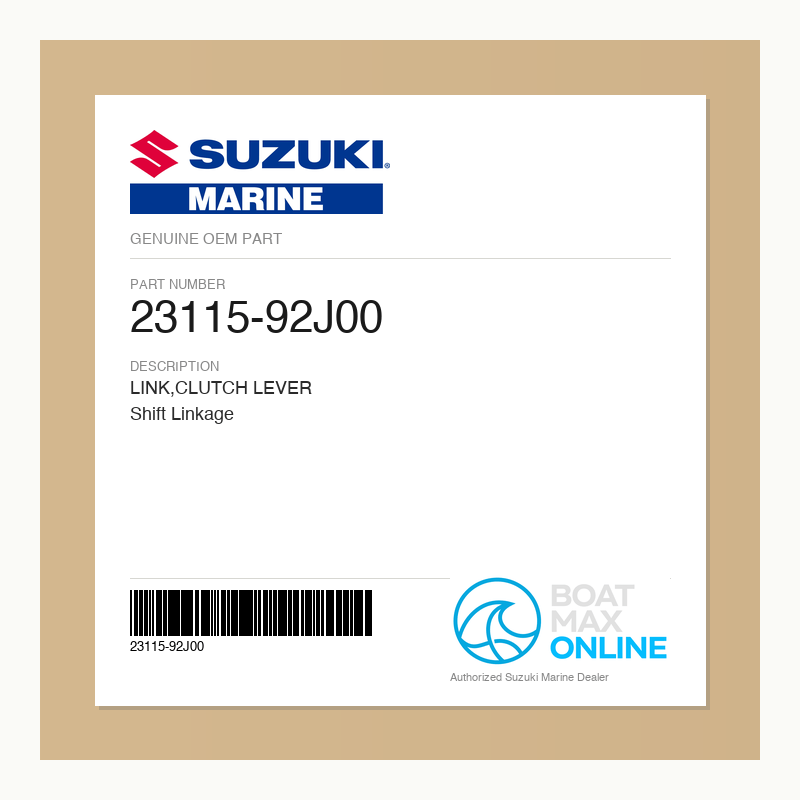 Suzuki OEM Part 23115-92J00 - BoatMax Online