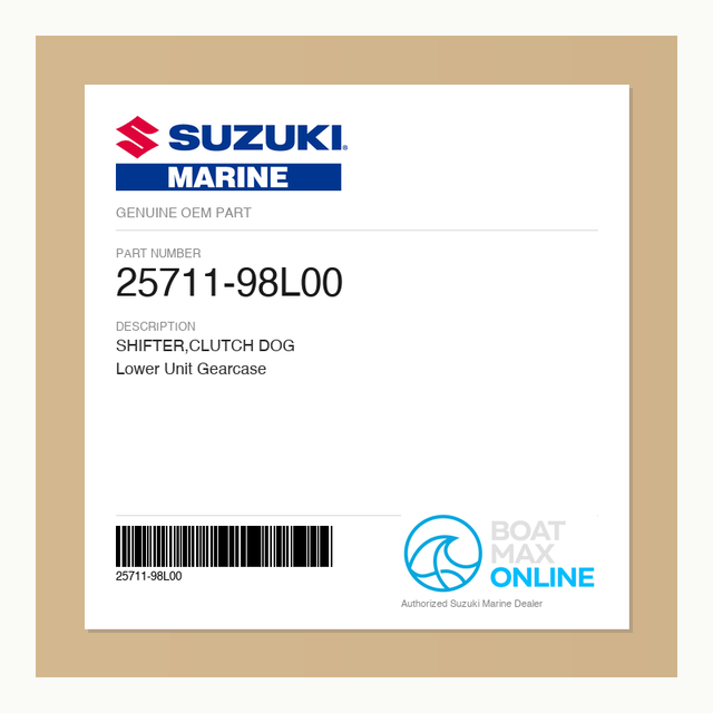 Suzuki OEM Part 25711-98L00 - BoatMax Online
