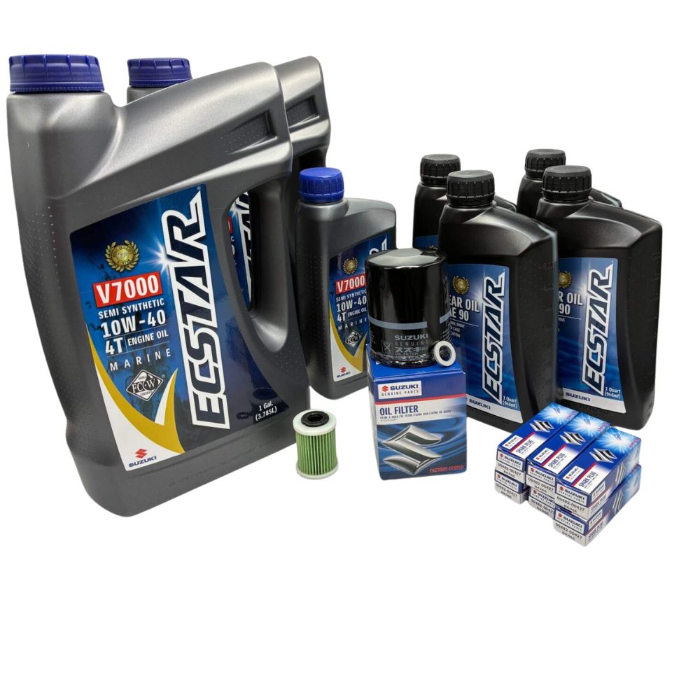 Suzuki Outboard -100 Hour- Complete Oil Change Kit - DF300(A)/300(B)