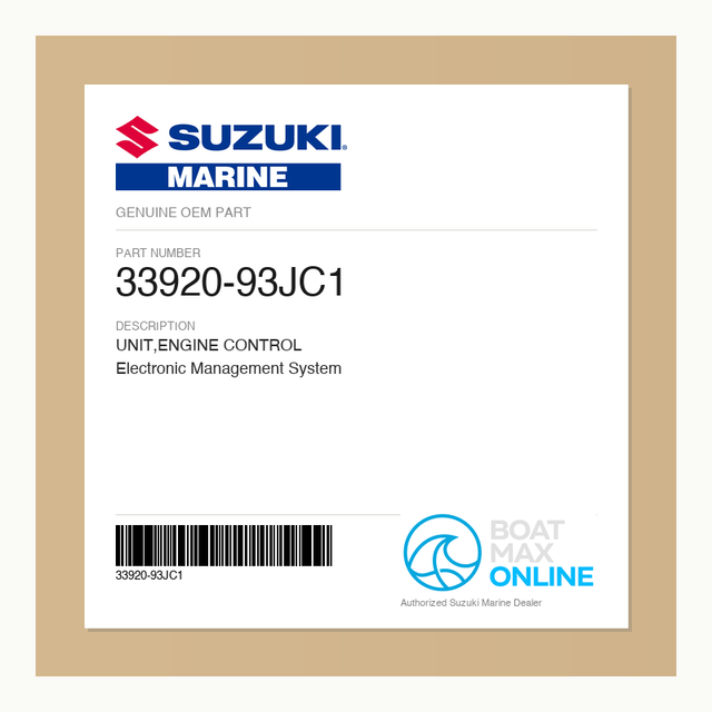 Suzuki OEM Part 33920-93JC1 - BoatMax Online