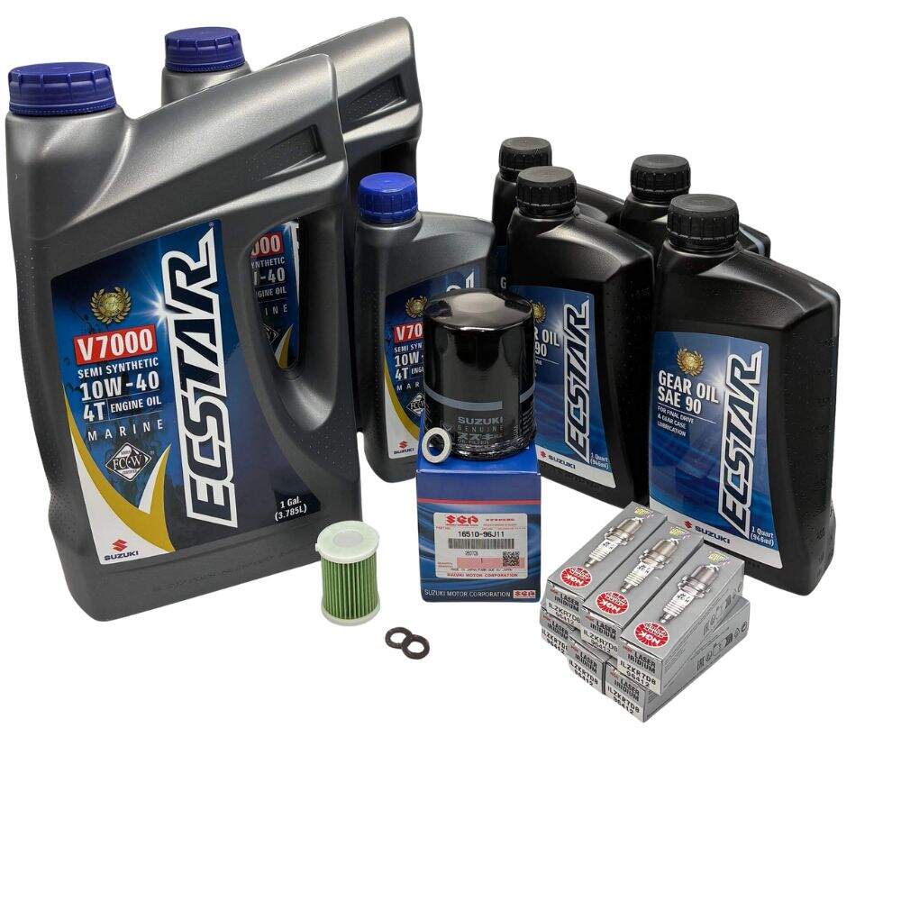 Suzuki Outboard -100 Hour- Complete Oil Change Kit - DF325(A)/350(A)