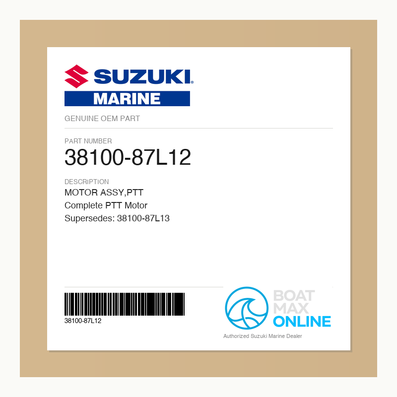 Suzuki OEM Part 38100-87L12 - BoatMax Online