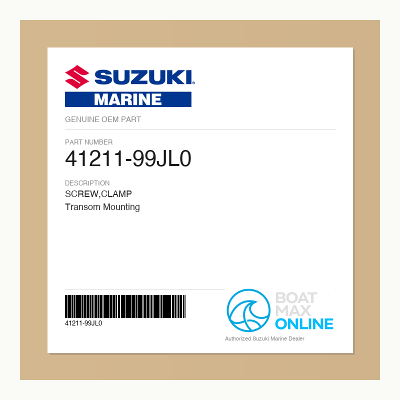 Suzuki OEM Part 41211-99JL0 - BoatMax Online