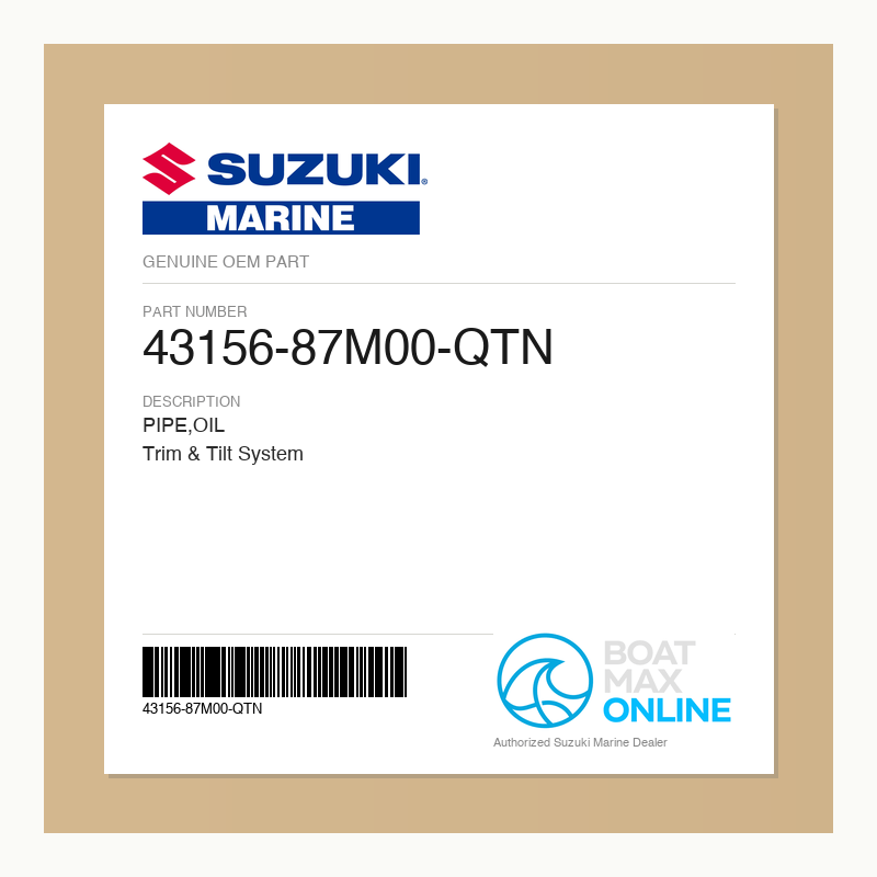 Suzuki OEM Part 43156-87M00-QTN - BoatMax Online
