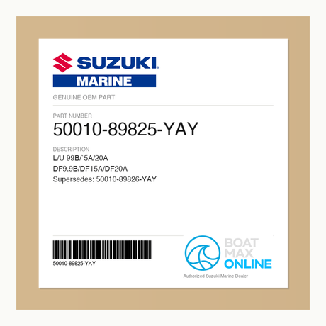 Suzuki OEM Part 50010-89825-YAY - BoatMax Online