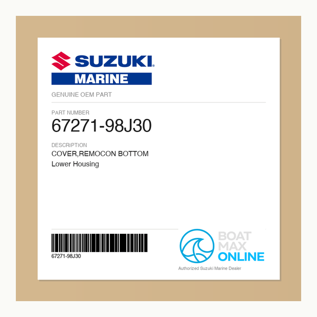 Suzuki OEM Part 67271-98J30 - BoatMax Online