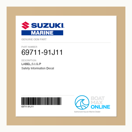 Suzuki OEM Part 69711-91J11 - BoatMax Online