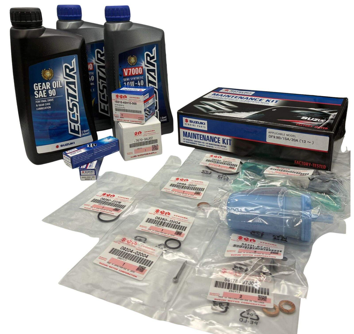 Suzuki Outboard 300 Hour Service Kit - DF9.9B/15A/20A