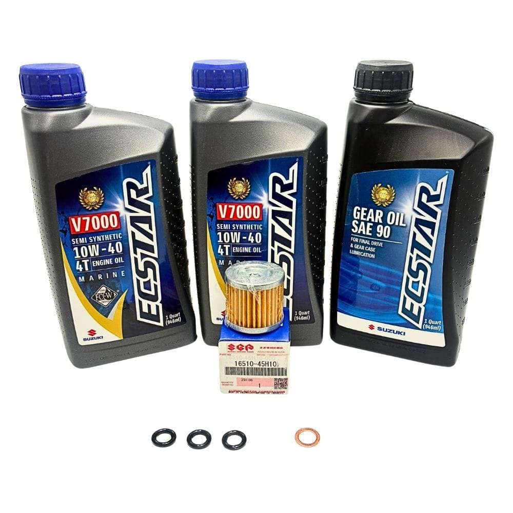 Suzuki Outboard Complete Oil Change Kit - DF9.9/DF15 (2000-2013)