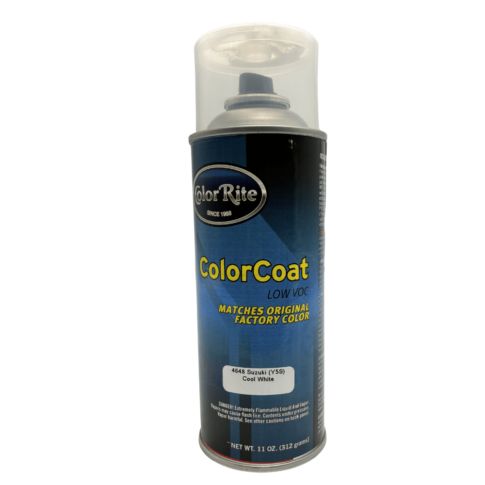 Suzuki Outboard Paint Spray – Cool White Factory Color Aerosol