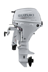 Suzuki 20 HP White Remote Side