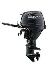 Suzuki 25 HP Black Tiller Side