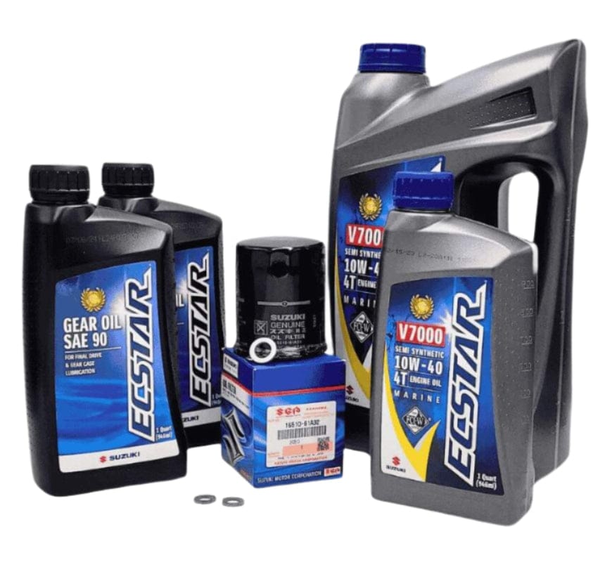 Suzuki Outboard Oil Change Kit For DF70A & DF90A Engines – Genuine Suzuki Parts, Made In Japan