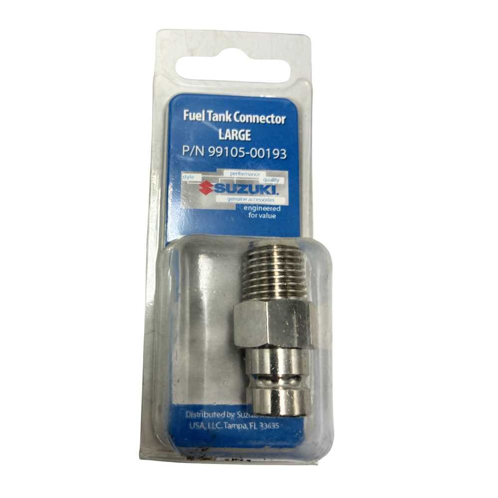 Genuine Suzuki Fuel Tank Connector 99105-00193 | 13mm 1/4" NPT Tank Side