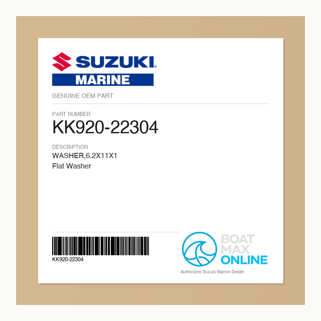 Suzuki OEM Part KK920-22304 - BoatMax Online