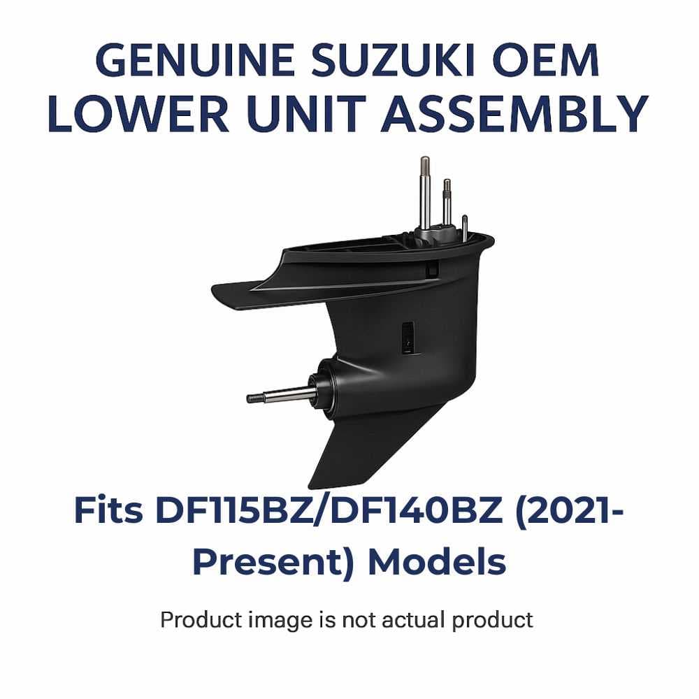 Suzuki DF115BZ/DF140BZ Complete Lower Unit Assembly (2021-Present) Counter Rotation