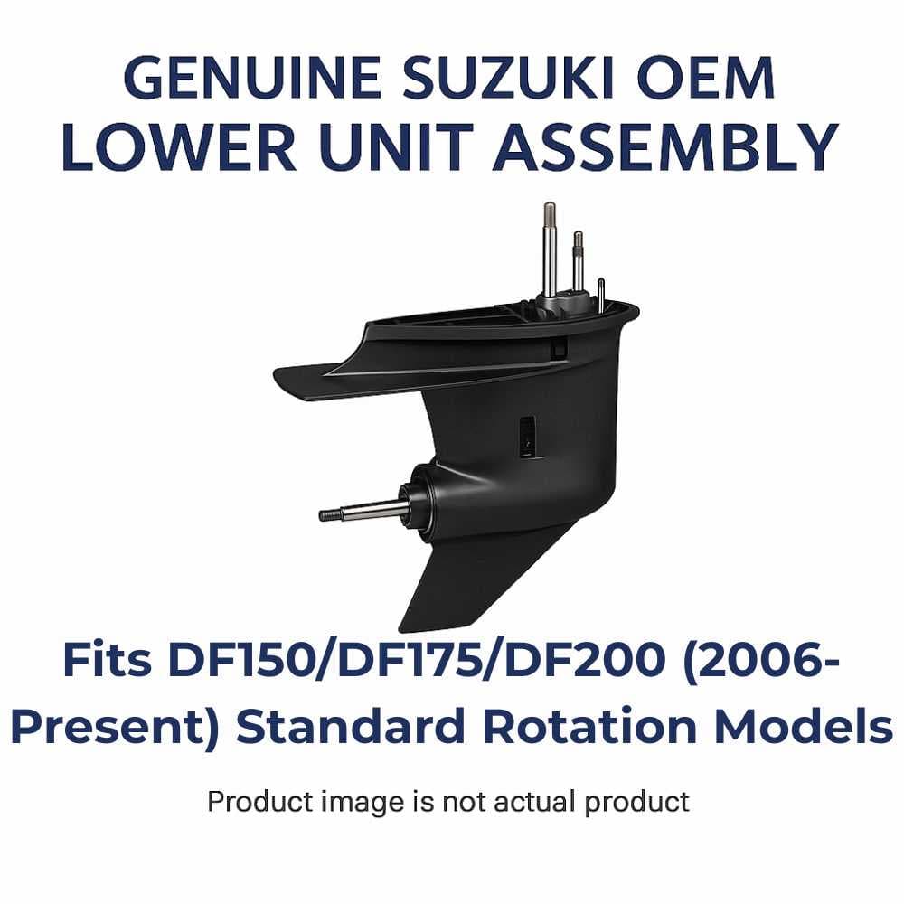 Suzuki DF150/DF175/DF200 Complete Lower Unit Assembly (2006-Present) Standard Rotation