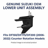 Suzuki DF150/DF175/DF200 Complete Lower Unit Assembly (2006-Present) Counter Rotation