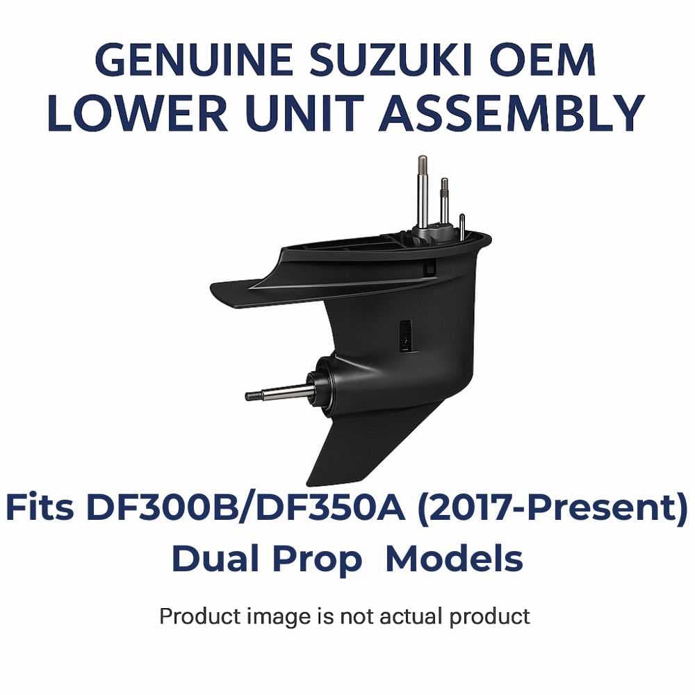 Suzuki DF300B/DF350A Complete Lower Unit Assembly (2017-Present) Dual Prop