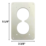 Suzuki Outboard Key Switch Mounting Plate – Single Key Switch