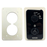 Suzuki Outboard Key Switch Mounting Plate – Single Key Switch