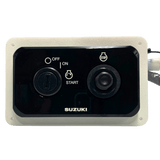 Suzuki Outboard Key Switch Mounting Plate – Single Key Switch