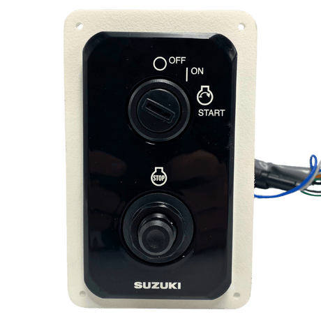 Suzuki Outboard Key Switch Mounting Plate – Single Key Switch