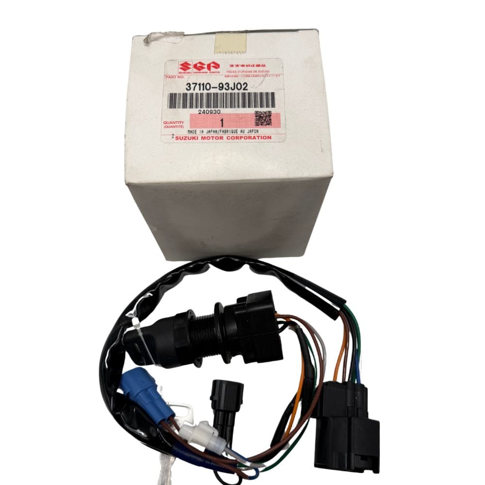 Suzuki OEM Ignition Switch Assembly 37110-93J02 | Key Switch Component