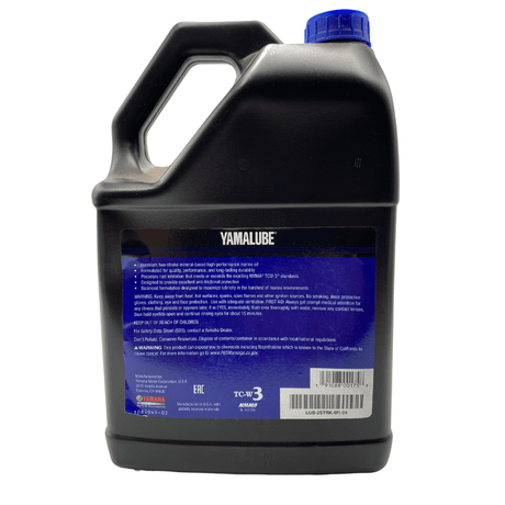 YAMALUBE 2 STROKE GaL OIL Back