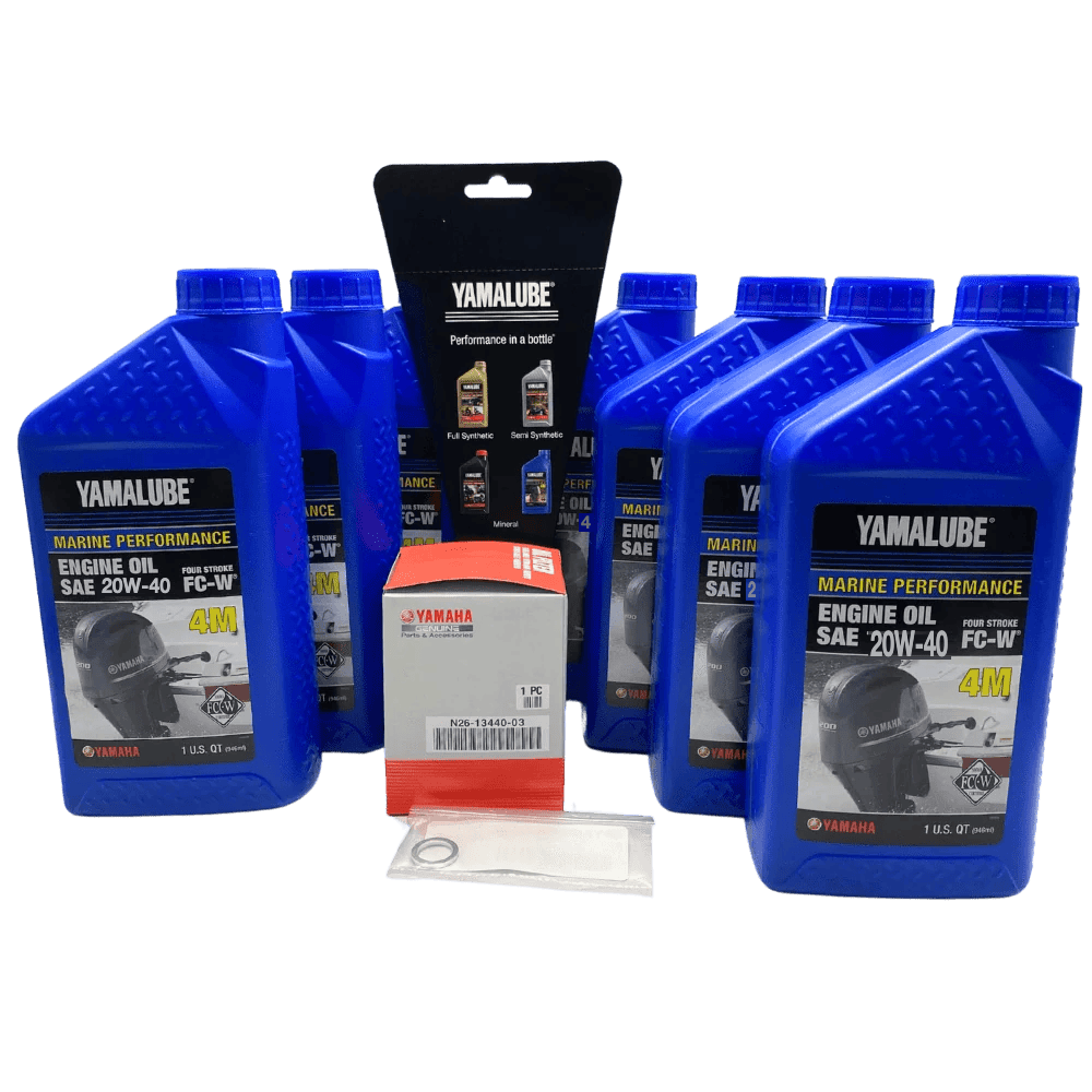 Yamaha Oil Change Kit F225-F350 V6, 20W40 LUB-MRNXL-KT-20