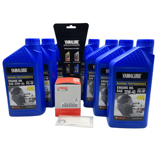 Yamaha Oil Change Kit F225-F350 V6, 20W40 LUB-MRNXL-KT-20