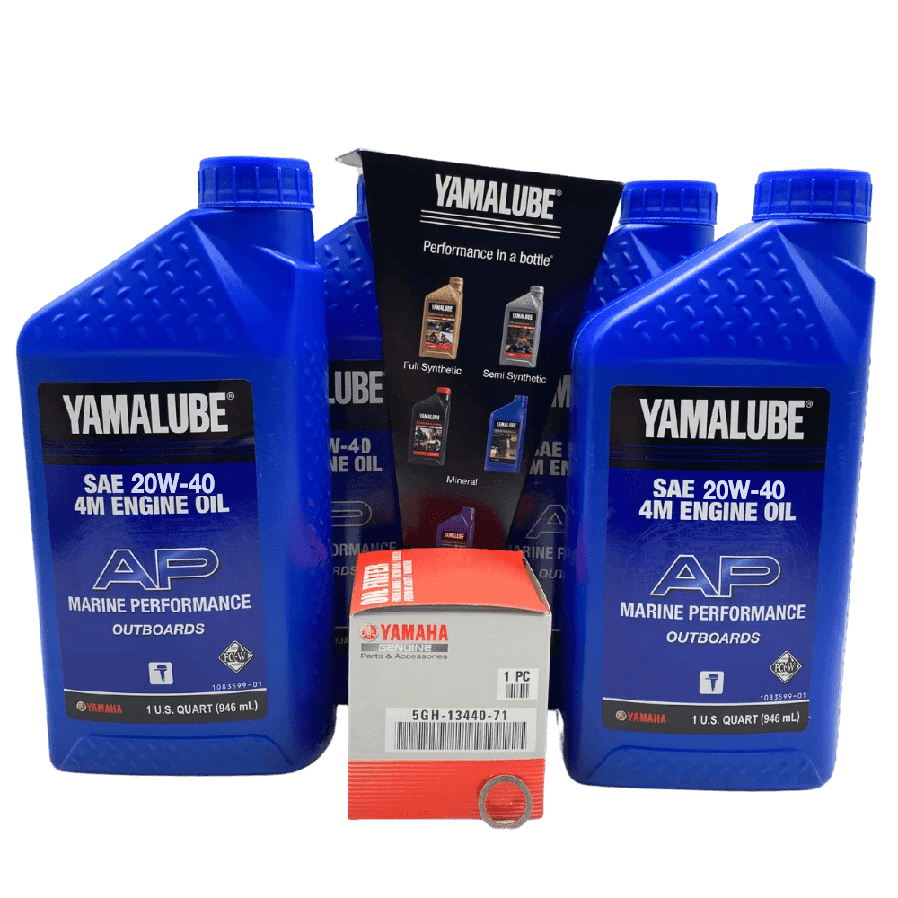 Yamaha Oil Change Kit F75-F115, 20W40 LUB-MRNMD-KT-21