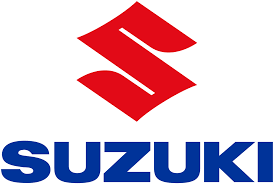 Suzuki Marine Logo in White, Red, Blue