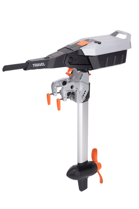 Torqueedo Travel  Electric Outboard Side Perspective